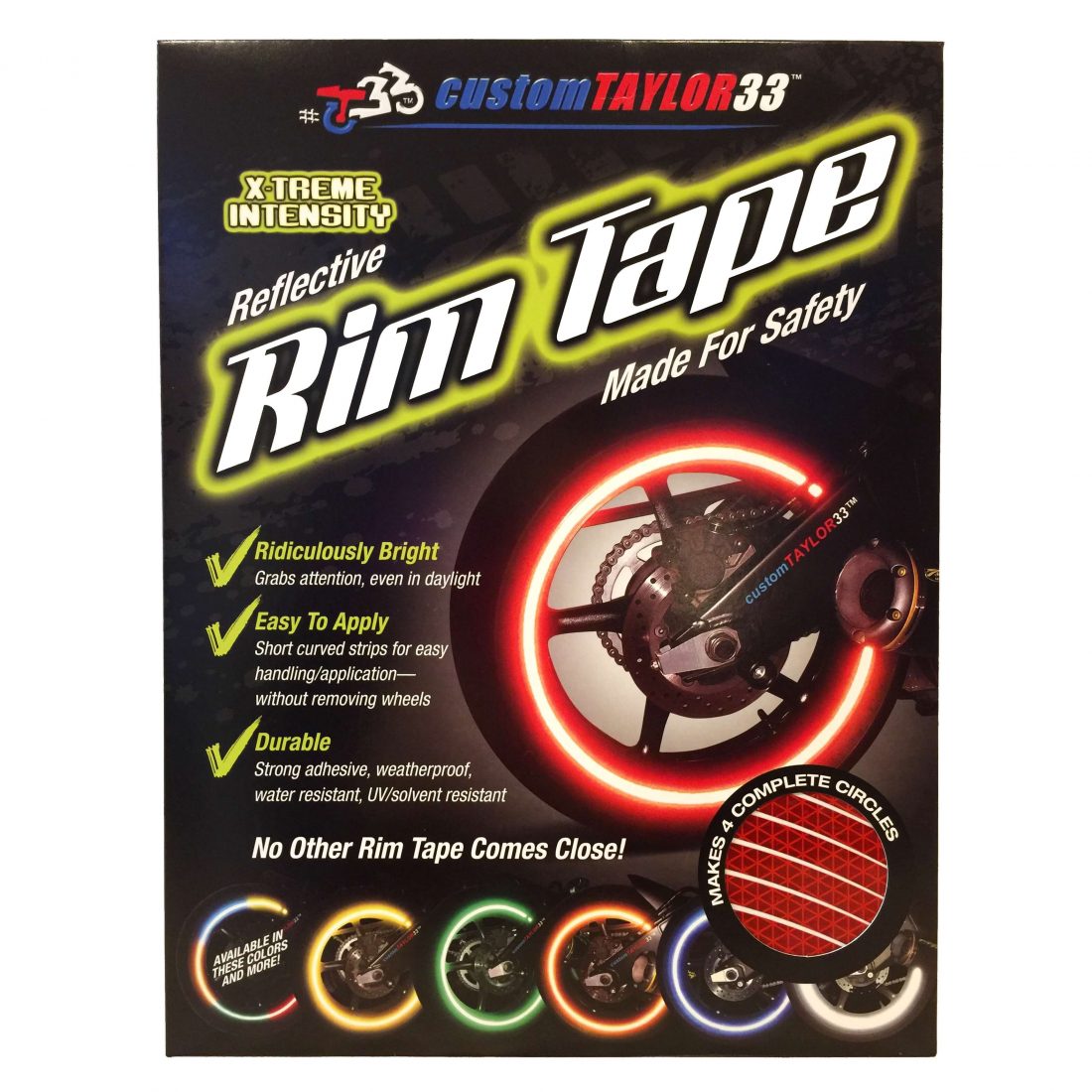 Red High Intensity Rim Tape (All Vehicles) CustomTaylor33