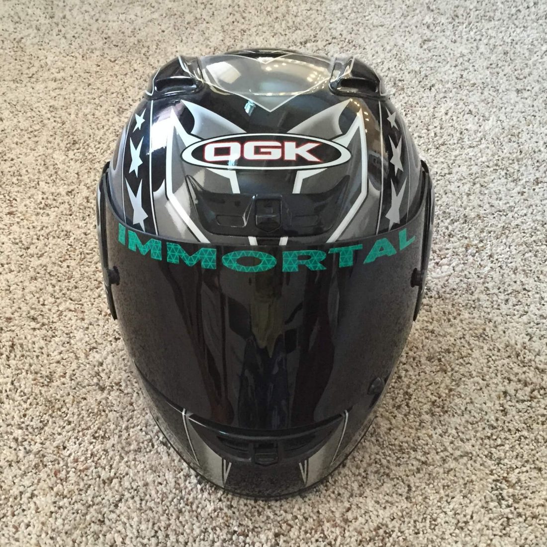 Reflective Visor Decals Many Different Styles and Colors