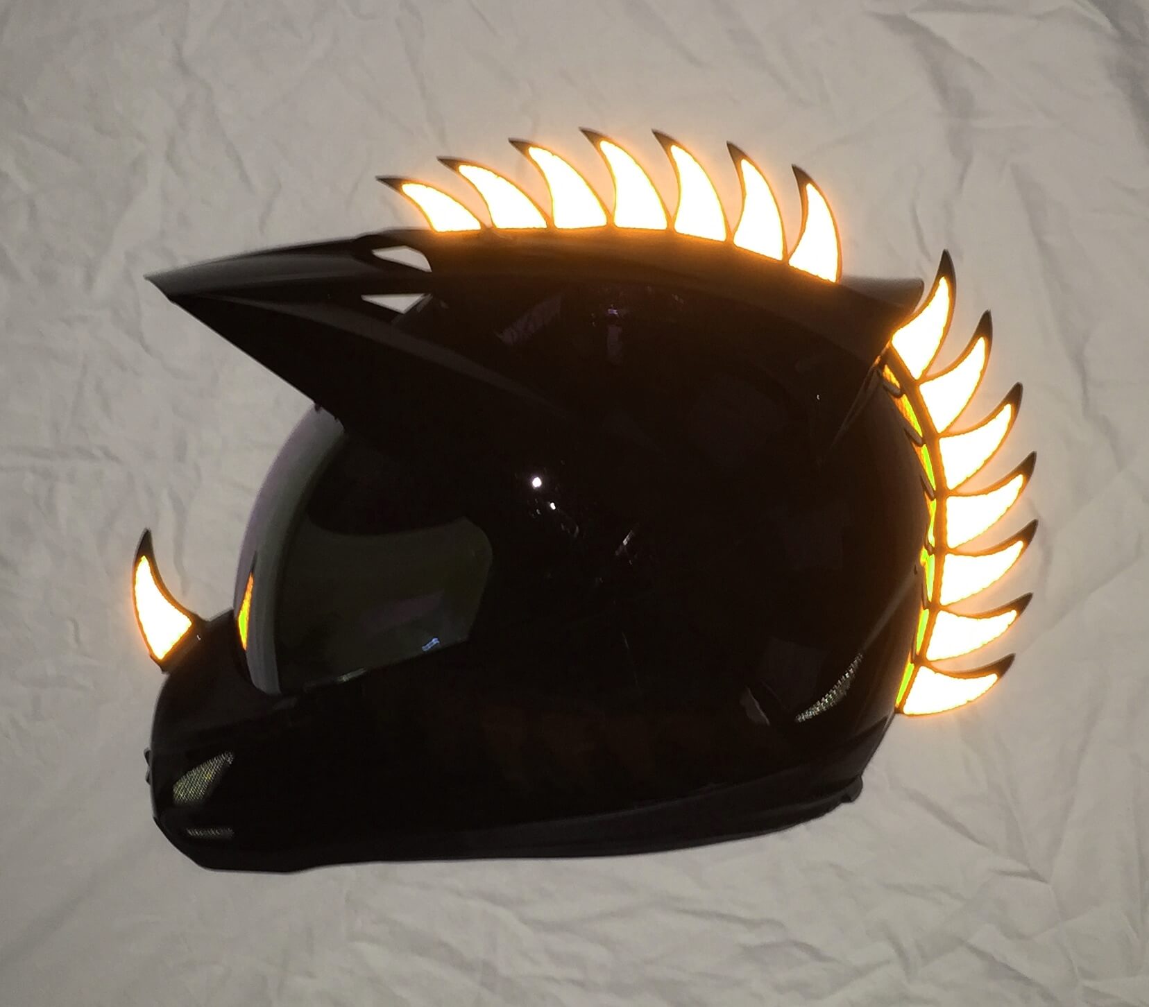 Mohawk Sticker Hard Hat Stickers Reflective Decals Sticker For Rubber Helmet Mohawk ...
